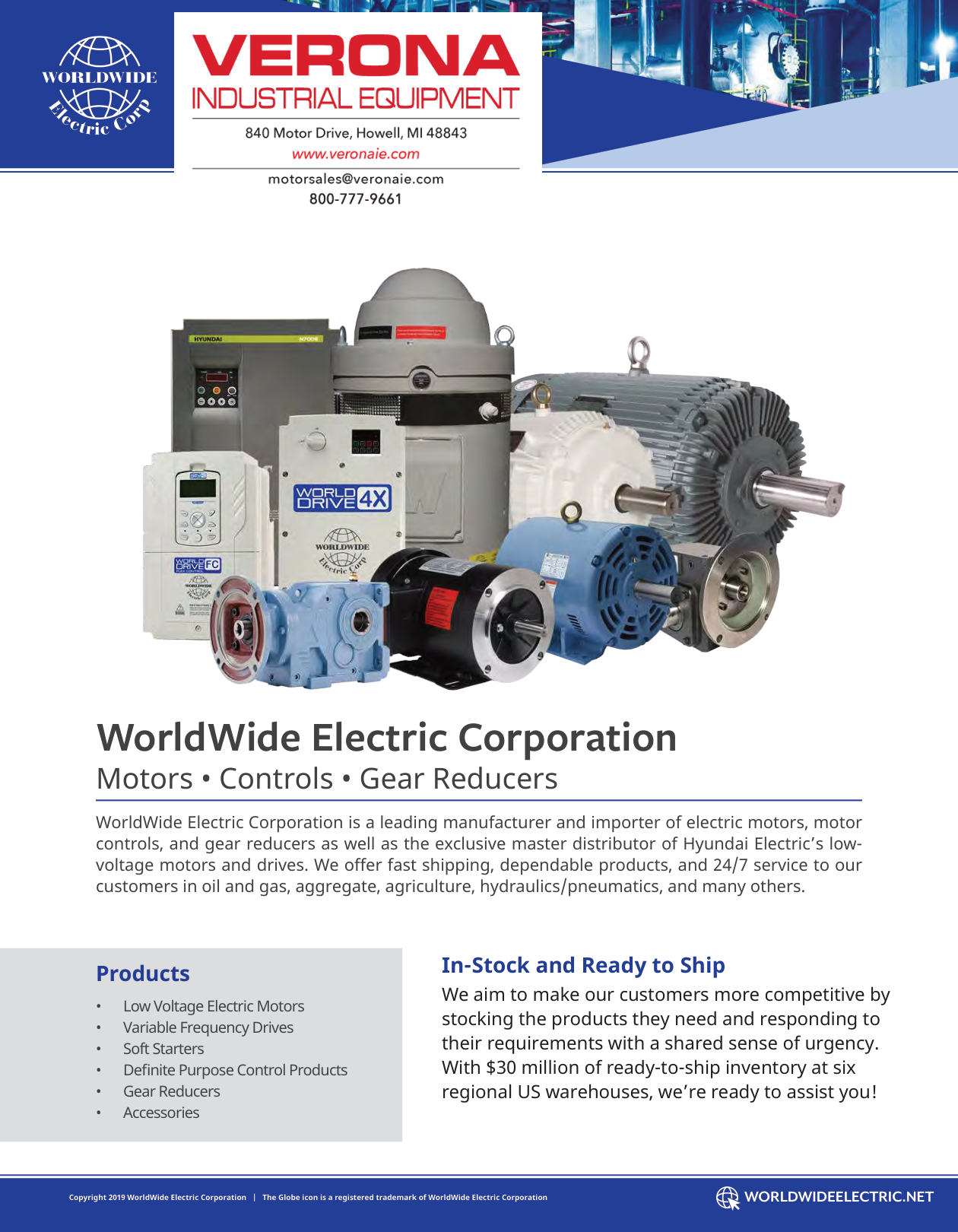 Worldwide Electric Catalog preview